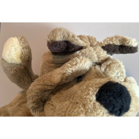 Cuddle Wit Brown Shar Pei Dog Vintage Plush Toy - Picture 3 of 10